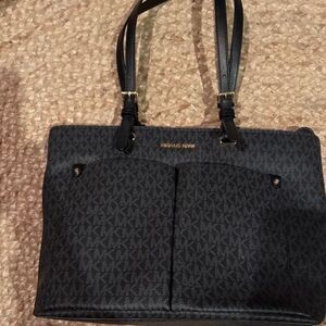 Michael Kors Black Monogram Tote